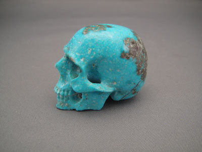 Turquoise Crystal Skull