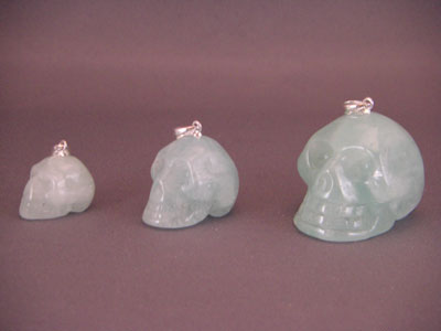aqamarine crystal skulls