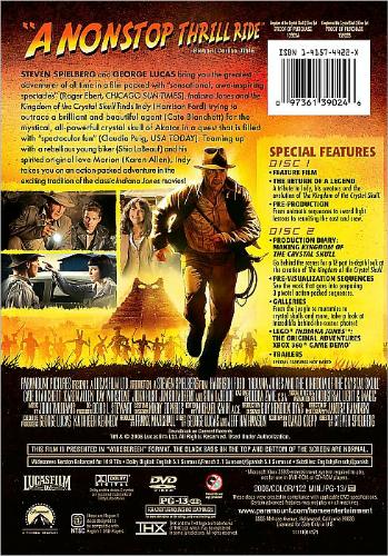 DVD - Indiana Jones and the Kingdom of the Crystal Skull (2008)