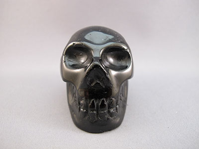Black Tourmaline Crystal Skulls