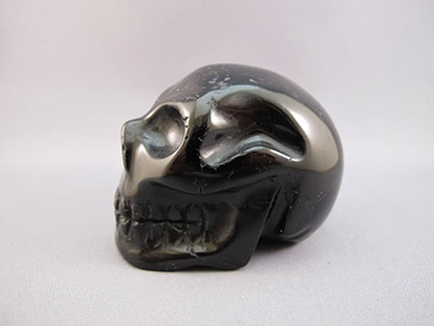 Black Tourmaline Crystal Skulls