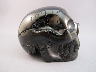Black Tourmaline Crystal Skulls