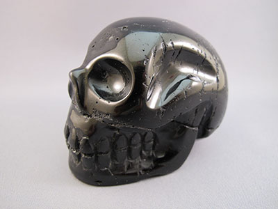 Black Tourmaline Crystal Skulls