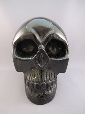 Black Tourmaline Crystal Skulls