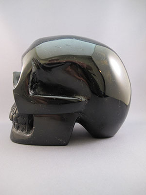Black Tourmaline Crystal Skulls