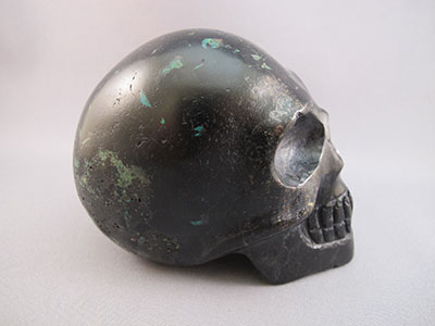 Black Tourmaline Crystal Skulls