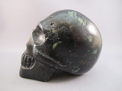 Black Tourmaline Crystal Skulls