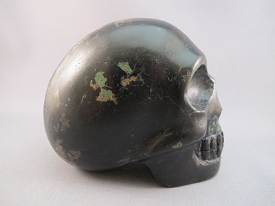 Black Tourmaline Crystal Skulls