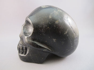 Black Tourmaline Crystal Skulls