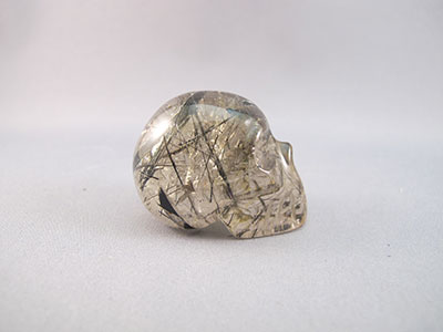 Black Tourmaline Crystal Skulls