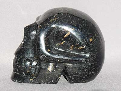 Real Nuummite Crystal Skulls