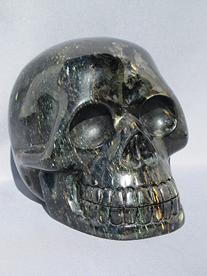 5 Garnet Crystal Skull,1.6kg, Mitchell Hedges. Crystal Healing